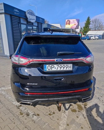 Ford EDGE cena 83500 przebieg: 194637, rok produkcji 2017 z Lublin małe 497